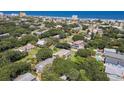 Aerial view showing the property's location near the beach and other homes at 813 E 13Th Ave, New Smyrna Beach, FL 32169