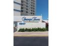 Seascape Towers building entrance sign at 5207 S Atlantic Ave # 0622, New Smyrna Beach, FL 32169