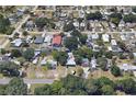 Aerial view showing home's location and surrounding canal at 130 Indian Creek Rd, Oak Hill, FL 32759