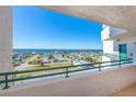 Expansive water and city views from private balcony at 3311 S Atlantic Ave # 802, Daytona Beach, FL 32118