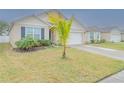 House exterior view with a palm tree and driveway at 1911 Hollybrooke Rd, Edgewater, FL 32141