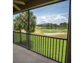 Screened balcony overlooking the golf course at 9447 Myrtle Creek Ln # 112, Orlando, FL 32832