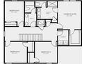 Second floor plan showcasing an owner's suite and multiple bedrooms at 128 Citrine Loop, Kissimmee, FL 34758