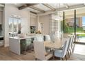 Modern kitchen with island, marble countertops, and breakfast bar at 4174 Grande Brick Loop # 25, Orlando, FL 32837