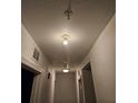 Interior hallway with light fixtures and doors leading to rooms at 960 Nw 56Th Ave, Ocala, FL 34482