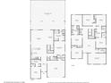 Two-story home floor plan with 5 bedrooms, 4 bathrooms, a pool, and a screened patio at 1431 Wexford Way, Davenport, FL 33896