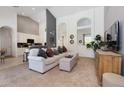 Open living room concept with kitchen view at 4036 Oakrise Loop, Davenport, FL 33837