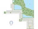 Community overview showing home sites near a lake and amenities center at 1725 Forest Run Ln, Auburndale, FL 33823