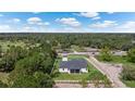 Aerial view showcasing a home's backyard and surroundings at 3429 Boggy Creek Rd, Kissimmee, FL 34744