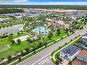 Aerial view of community amenities, including pool and park at 1700 Caribbean View Ter, Kissimmee, FL 34747