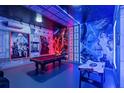 Star Wars themed game room with pool table, air hockey, and bar at 5936 High Seas Dr, Orlando, FL 32821