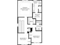 Second floor plan showing primary suite, two bedrooms, and laundry at 2480 Cedar Rose St, Apopka, FL 32712