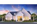 Craftsman style home with white brick and a covered entry at 1718 Pinecliff Dr, Apopka, FL 32703