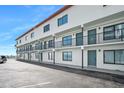 Condo building exterior with ocean views and parking at 1404 N Atlantic Ave # 4, Daytona Beach, FL 32118