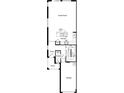 First floor plan showcasing kitchen, great room, and garage at 359 Sequoia Dr, Lake Wales, FL 33859