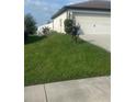 Landscaped yard with driveway and attached garage at 1908 Piedmont Ct, Mascotte, FL 34753