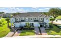 Townhouses with tile roofs and brick pavers at 3663 Circle Hook St, Kissimmee, FL 34746