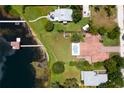 Waterfront property with pool and boathouse at 325 Magnolia St, Windermere, FL 34786