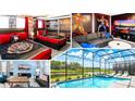 Luxury vacation home with themed bedrooms, pool, and more! at 2965 Protagonist St, Kissimmee, FL 34746