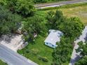 Aerial view showing house and large lot at 1129 Crestview Ave, Lakeland, FL 33805