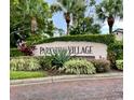 Parkview Village entrance sign with landscaping at 3043 Antique Oaks Cir # 171, Winter Park, FL 32792