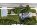 Overhead view of the house and backyard, showing its size and setting at 1700 Minnesota Ave, St Cloud, FL 34769