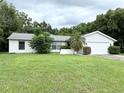 Single story home with attached garage and well-maintained lawn at 7817 Satsuma Ct, Orlando, FL 32835