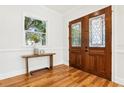 Bright entryway with hardwood floors and double doors at 902 Altaloma Ave, Orlando, FL 32803