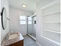 Updated bathroom with a walk-in shower at 700 Eldridge St, Orlando, FL 32803