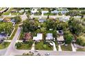 Aerial view showing home's location in a residential neighborhood at 3206 Sherry Dr, Orlando, FL 32810