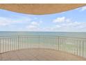 Spacious balcony overlooking the ocean at 2403 S Atlantic Ave # 1205, Daytona Beach Shores, FL 32118