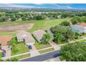 Community overview showcasing homes with lush landscaping and a golf course at 2366 Prairie Dunes, Clermont, FL 34711