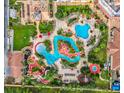 Aerial view of resort-style pool and surrounding amenities at 319 Verona Ave, Davenport, FL 33897