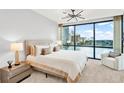 Spacious bedroom with lake view at 322 E Central Blvd # 901, Orlando, FL 32801