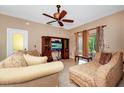 Bright living room with comfortable seating at 250 White Marsh Cir, Orlando, FL 32824