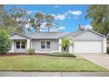 Newly renovated single story home with gray siding and white trim at 2524 Creekview Cir, Oviedo, FL 32765