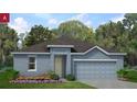 Rendering of a light blue one-story house at 188 Bottle Brush, Haines City, FL 33844