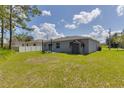 Spacious backyard with shed and grassy area at 319 St Cloud Rd, Poinciana, FL 34759