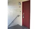 Private condo entrance with keyless entry at 5505 Hernandes Dr # 238, Orlando, FL 32808