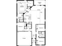 Four-bedroom, two-bath home featuring open floor plan, covered patio, and garage at 208 Rivermill Way, Lake Wales, FL 33859