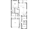 Four-bedroom home featuring a large kitchen and covered patio at 3462 Narrows Dr, Lakeland, FL 33810