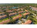 Aerial view showcasing townhome and surrounding community at 8581 Bay Lilly Loop, Kissimmee, FL 34747