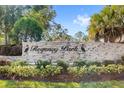 Regency Park community entrance with stone sign at 4406 Brookstone Ct, Orlando, FL 32826