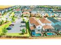 Residential neighborhood with houses, a pool, and ample parking at 1532 Nassau Point Trl, Kissimmee, FL 34747