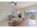 Bright living room featuring comfortable seating at 5631 La Joya Ct, Orlando, FL 32808