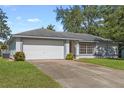 One story home with attached garage and nicely landscaped yard at 101 Neal Dr, Deltona, FL 32738