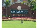 Lake Berkley Resort community entrance sign at 904 Park Terrace Cir, Kissimmee, FL 34746