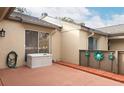 Small patio with storage container at 280 Windmeadows St, Altamonte Springs, FL 32701