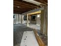 Under construction interior, showing framing and flooring at 921 S Salisbury Ave, Deland, FL 32720