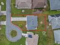 Aerial view showing house location and surrounding neighborhood at 21523 Queen Anne Ct, Leesburg, FL 34748
